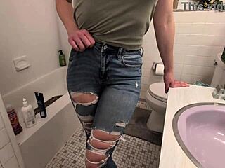 Amateur Cutie’s Pee Desperation Turns into Wild Golden Shower Scene.