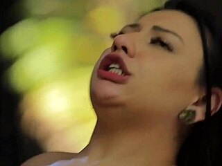 Handsome Masseur's Big Cock in Brunette's Pussy During Massage