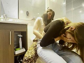 Blonde friend banged in bathroom during husband’s birthday