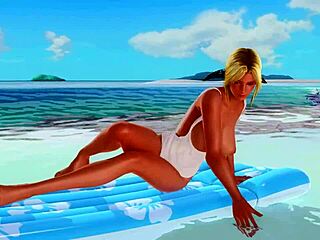 Hey, check out this tanned nude babe