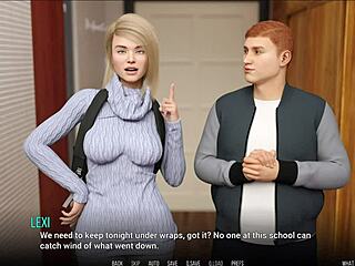 At the University of Problems 273, curvy cuties shine in wild 3D outfits.