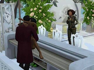 my wedding after party with the blissful simmers turned into wild sex!