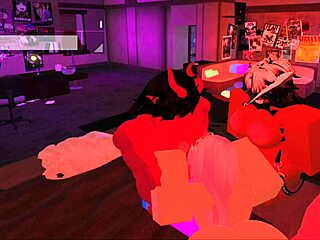 Watch these two futanari dominate a slut in a wild threesome with monster cocks!