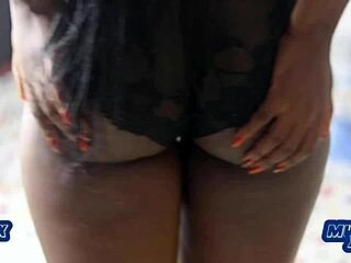 Ebony Slut Accepts Sensual Raw Missionary Fuck Instead Of Paying Rent