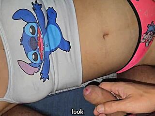 Desi stepdaughter trades touches for cash in kinky homemade clip