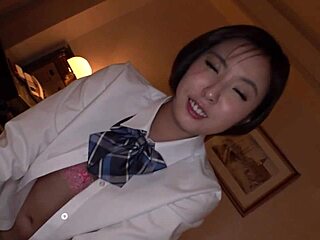 Gal girl and friend in homemade video, tanned skin, glossy breasts, behind position, plump ass, inevitable climax