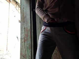 Caught my neighbor masturbating, so I strapped on and took control