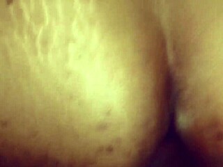 Latina brunette bent over with dildo in ass, riding monster cock for anal 😈