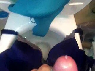 Step Sister in 40DD Bra Takes Hard Cumshot