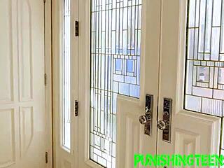 Wow, this kinky cheerleader got railed so rough in group action, insane! 😲