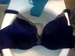 Step Sister in 40DD Bra Takes Hard Cumshot