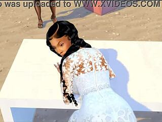 Summer Walker Takes Big Black Cock Anal Publicly