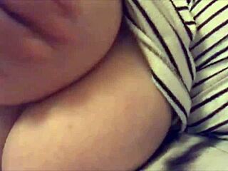 Check out this big boob rub session with me