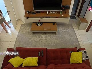 I greeted the delivery guy all naughty and sucked his huge cock until he exploded inside me