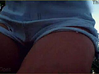 Wow, check this amazing milf flashing her tits on a wild public bike ride!