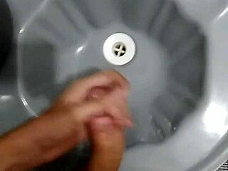 Just jerking off in the bathroom after a sweaty soccer match