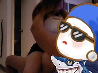 pinaylavagirl olga aoki rides hard in cowgirl, bent over screaming for double creampie action! 😈