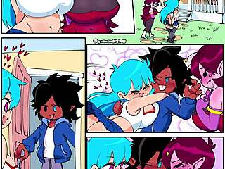 Threeway Linkup in FNF Porn with Wild Group Action Scenes.