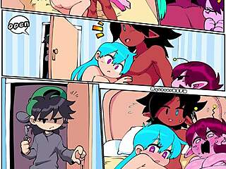 Threeway Linkup in FNF Porn with Wild Group Action Scenes.