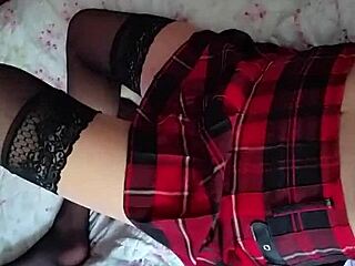 uhh, can’t believe i’m suckin’ this guy in my miniskirt, oops!