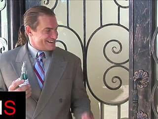 Gorgeous Brunette Girl Bent Over and Fucked Hard by Monster Cock in Missionary