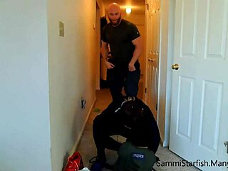 Strait Jacket Facefuck Leaves Amateur Wife Messy in Hardcore Clip