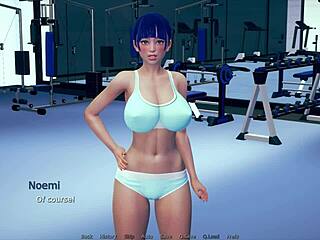 Polyturnon 45 brings a curvy babe with huge assets meeting a monster cock. It ends with a wild creampie in 3D!