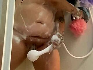 Wet Shower Play Turns Wild with Homemade Action