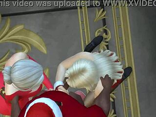 Sabrina Carpenter Banged Hard by BBC in Wild Christmas Group Action