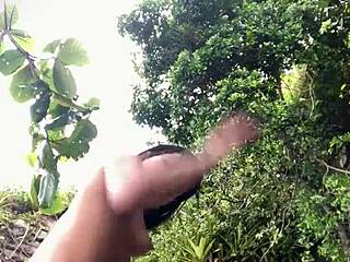 Raw Outdoor Action with Brasileira Japaaa Rodrigues Bareback on Beach