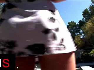 Hey, watch this slutty girl take two giant cocks in both holes!