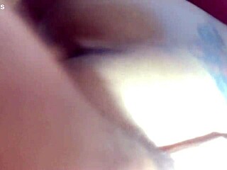 magrinha babe moans while riding her brother-in-law's cock hard in doggy style position