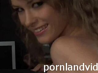 Skinny Secretary Slut Amanda Takes Hard Anal Fucking