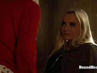 Hot Oily Massage for Dominant Madame by Bound Lesbian Slave