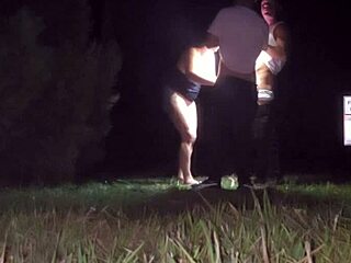 Met two fans at club, got wet, let them bang me outdoors