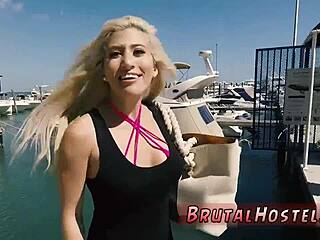 Blonde Bombshell Cristi Slams It in Dressing Room Action!