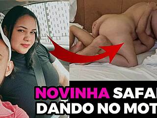 novinha casada rides hard at a motel in maringá
