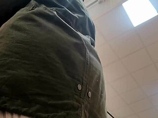 Italian Stepmother Reveals Hairy Pussy in Dressing Room Tease