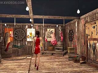 Fallout 4 teen brunette teases in slutty outfits for attention