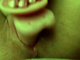 Stretching My Tight Pussy with a Huge Dildo for Fun