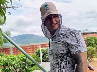 Empleado De Mi Finca Watches Me Masturbate and I Seduce Him to Fuck Me