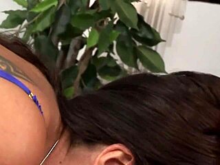 sasha and elle turn close with shaved pussy play and cumshots