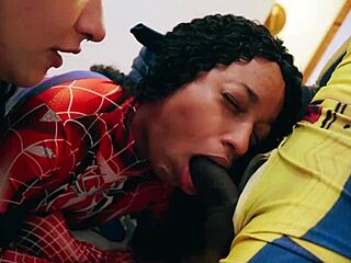 Man, I’m tearin’ up Deadpool n’ Spider-Man’s ass, Wolverine style, they swallowin’ every drop!