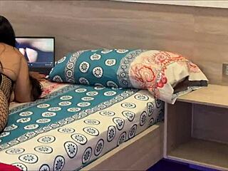 Hey, my stepmom milf just drained me with her wild hip moves, unbelievable!