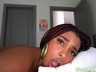 exotic art student takes a cum facial after wild pov fucking 🖌️