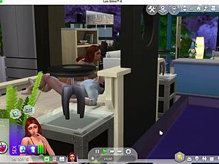 sexy redhead cheating with newlywed in sims 4, oh snap! 😲