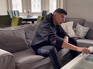 skinny hailey hope bangs lucky spanish guy she met on street