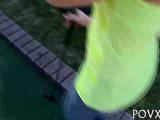 I’m like, totally shocked watching this short teen gettin’ pounded rough!