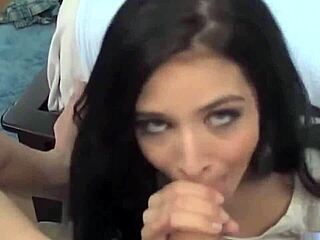 Sucking Monster Cock For Intense Cumshot Blowjob