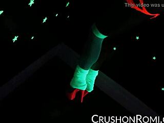 Romi, are you stuffing that shaved pussy with toys again?